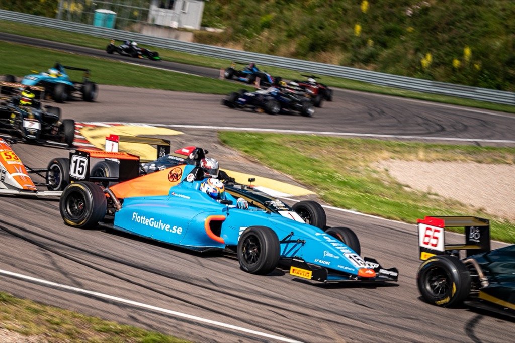 Sebastian Bach var urørlig på Falkenberg Motorbana.
(Foto: Grippo Motorsport PR)